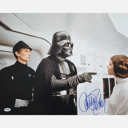 CARRIE FISHER autograph PSA signed 16x20 photography STAR WARS