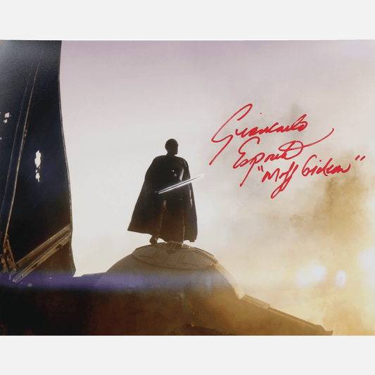 GIANCARLO ESPOSITO autograph BECKETT signed 11x14 photography STAR WARS 11x14