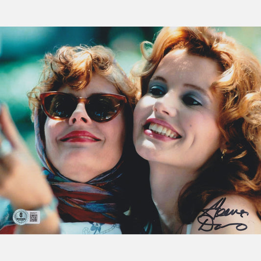 GEENA DAVIS autograph BECKETT signed 8x10 photography THELMA & LOUISE