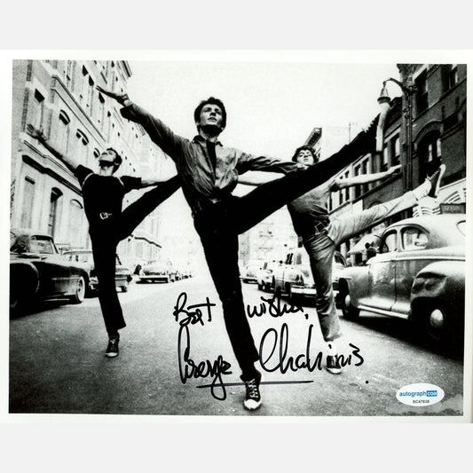 GEORGE CHAKIRIS autograph ACOA signed 8x10 photography West Side Story