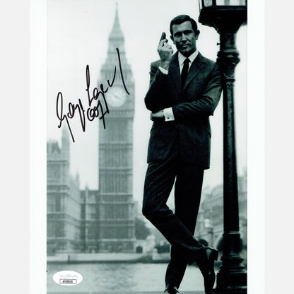 GEORGE LAZENBY autograph JSA signed 8x10 photography 007 JAMES BOND