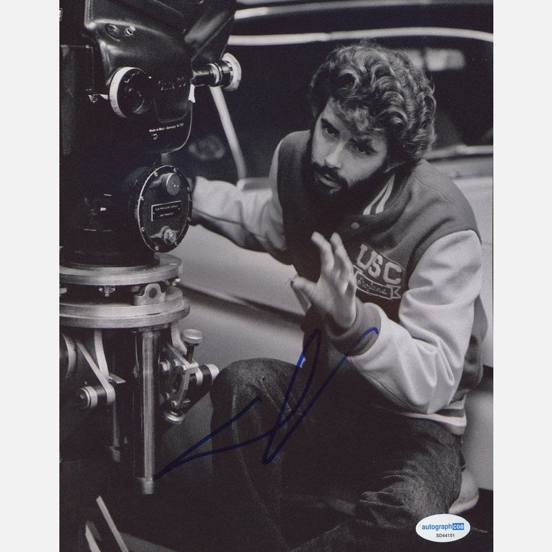 GEORGE LUCAS autograph ACOA signed 8x10 photography STAR WARS