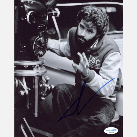 GEORGE LUCAS autograph ACOA signed 8x10 photography STAR WARS