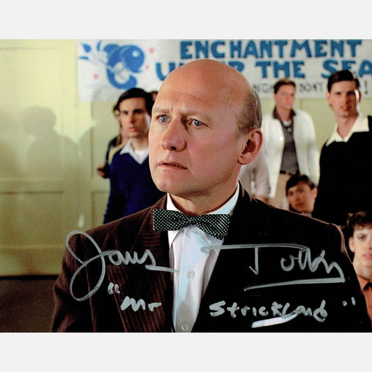JAMES TOLKAN autograph ACOA signed 8x10 photography Back to the Future 8x10
