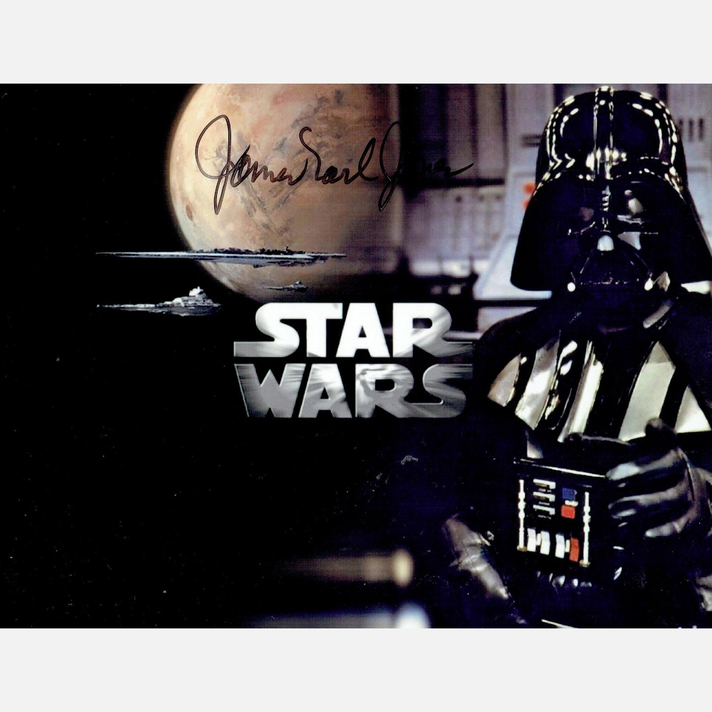 JAMES EARL JONES autograph ACOA signed 4x6 photograph STAR WARS