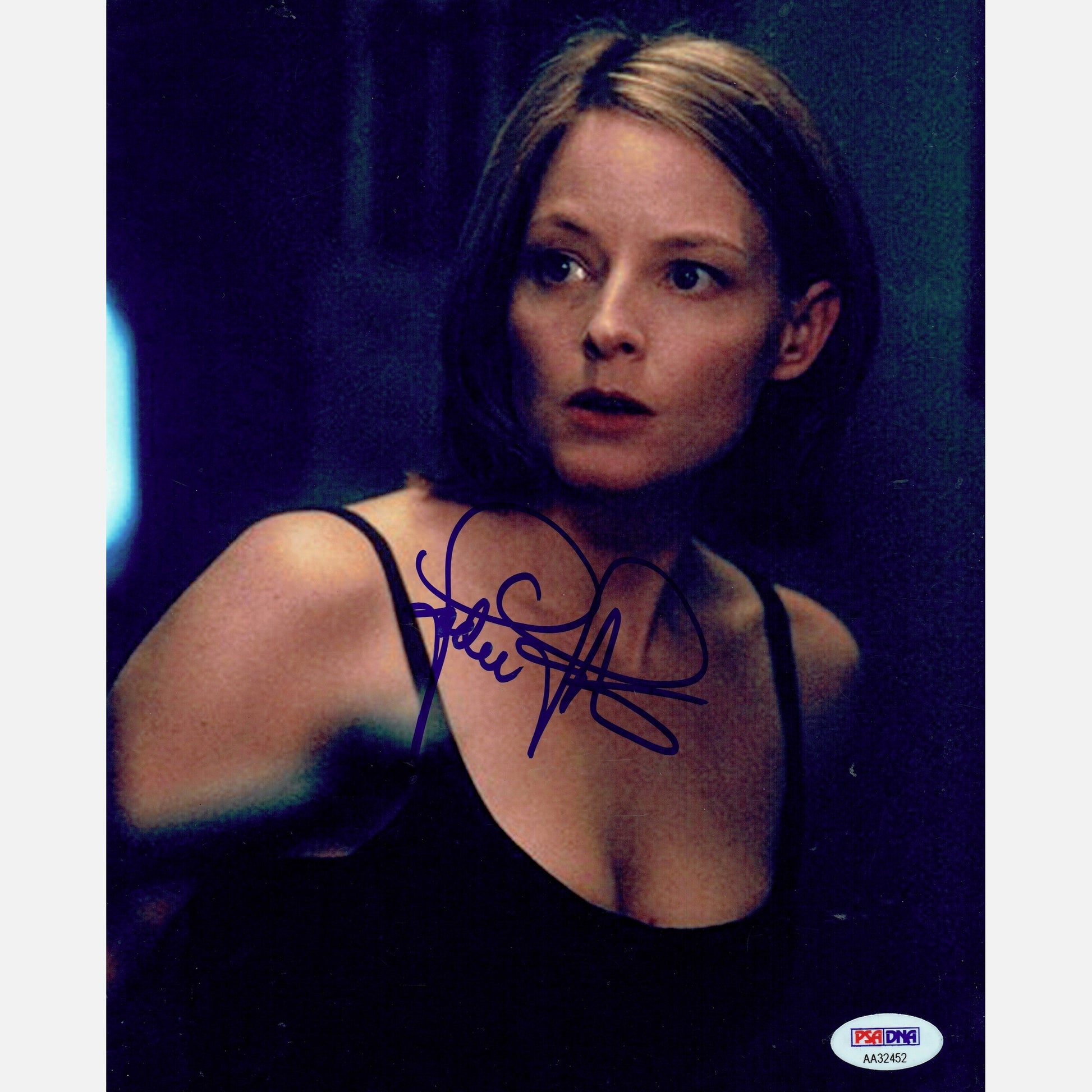 JODIE FOSTER autograph PSA signed 8x10 photography 8x10