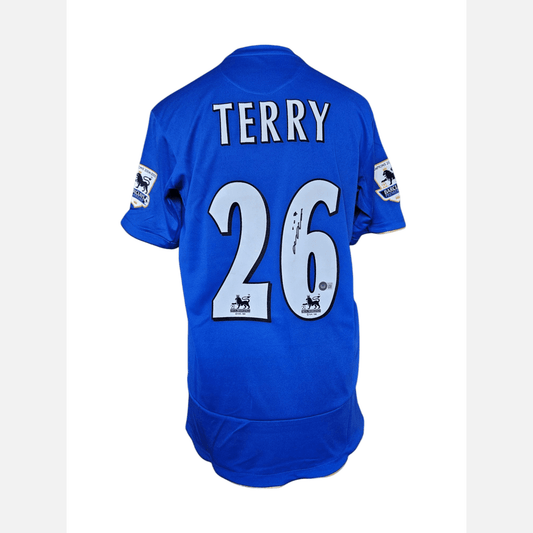 JOHN TERRY signed soccer jersey BECKETT certificate Chelsea FC Jersey