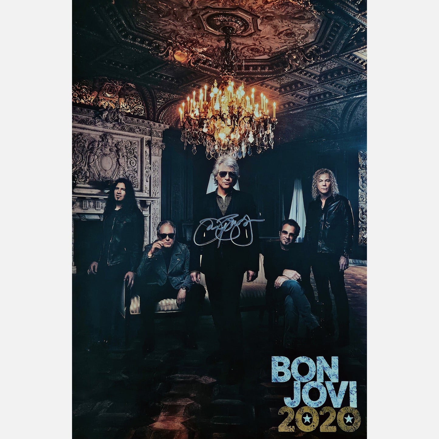 JON BON JOVI autograph ACOA signed poster 12x19