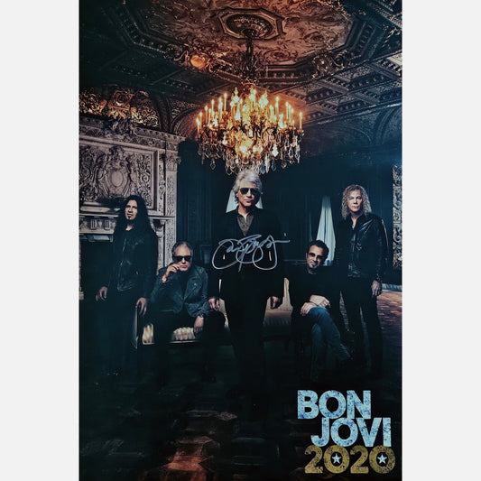 JON BON JOVI autograph ACOA signed poster 12x19