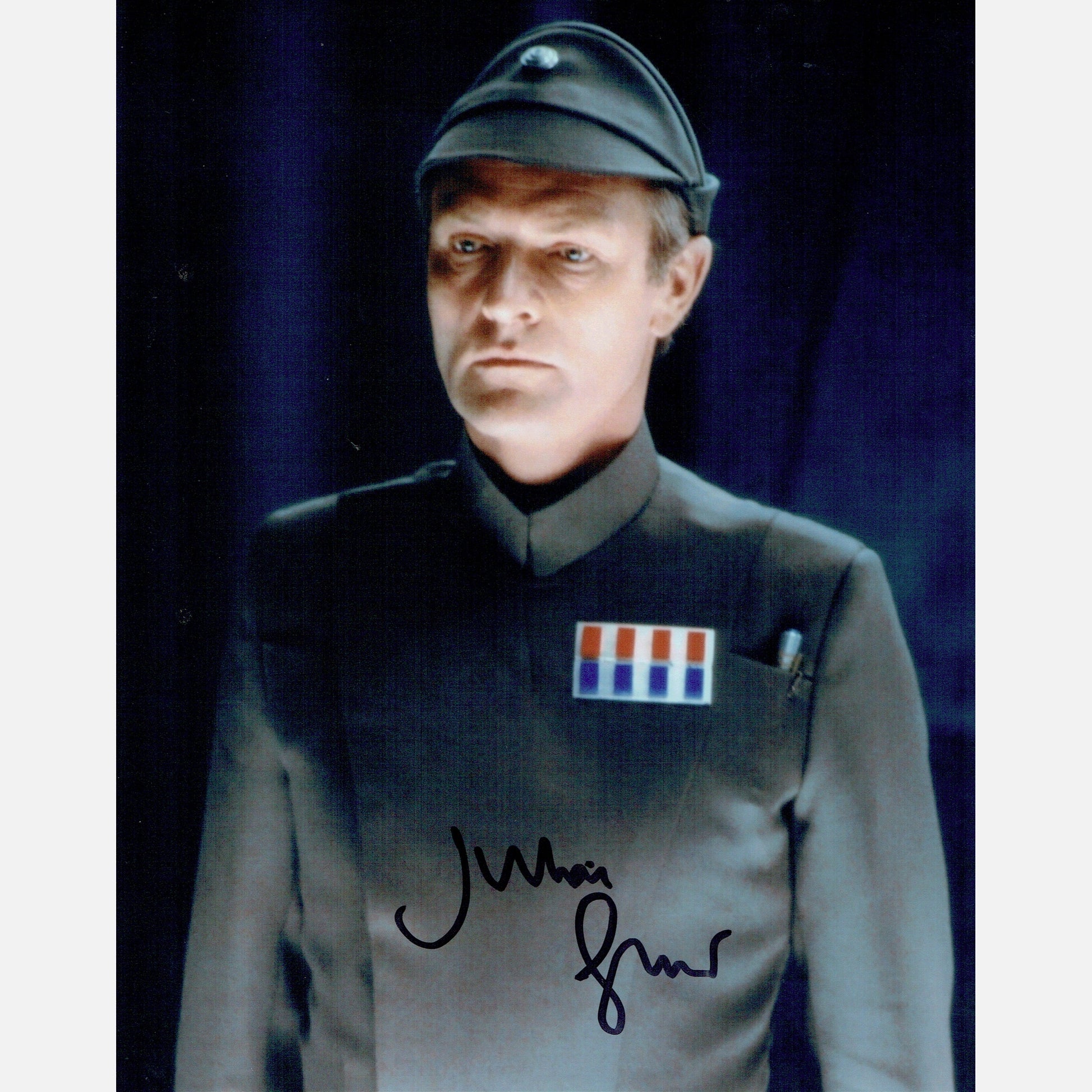 JULIAN GLOVER autograph ACOA signed 8x10 photography STAR WARS 8x10