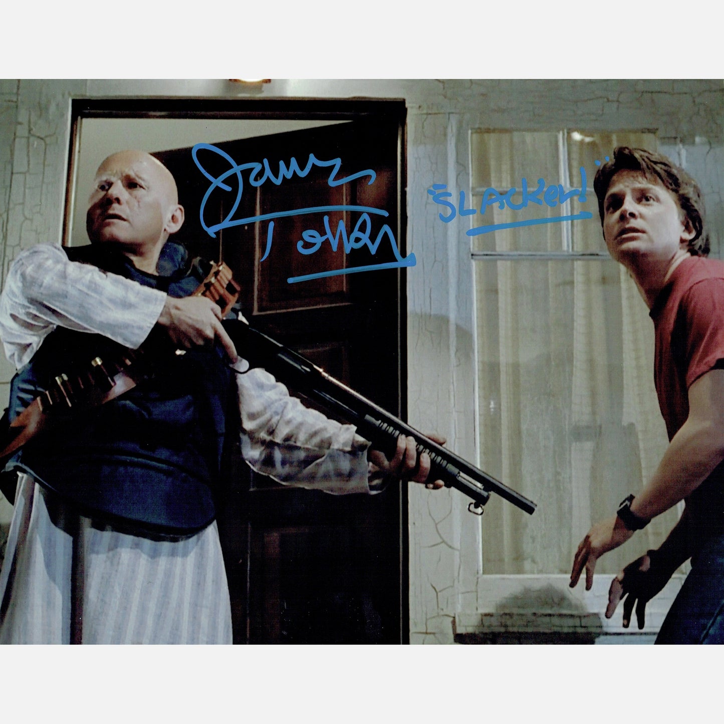 JAMES TOLKAN autograph ACOA signed 11x14 photography Back to the Future