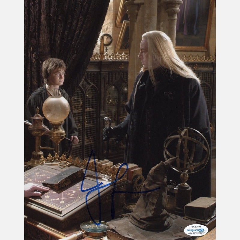 JASON ISAACS autograph ACOA signed 8x10 photography HARRY POTTER