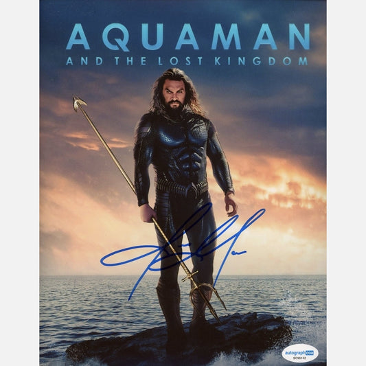 JASON MAMOA autograph ACOA signed 8x10 photography AQUAMAN