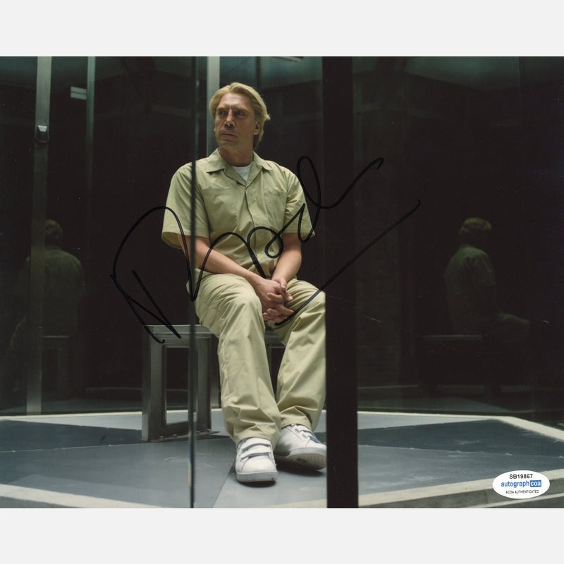 JAVIER BARDEM autograph ACOA signed 8x10 photography 007 JAMES BOND