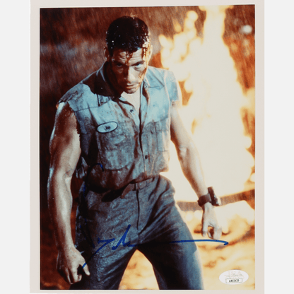 JEAN-CLAUDE VAN DAMME autograph JSA signed 8x10 photography Universal Soldier