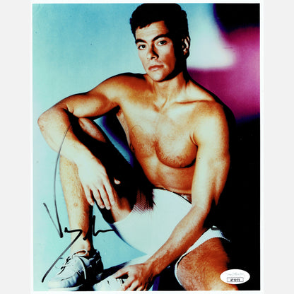 JEAN-CLAUDE VAN DAMME autograph JSA signed 8x10 photography