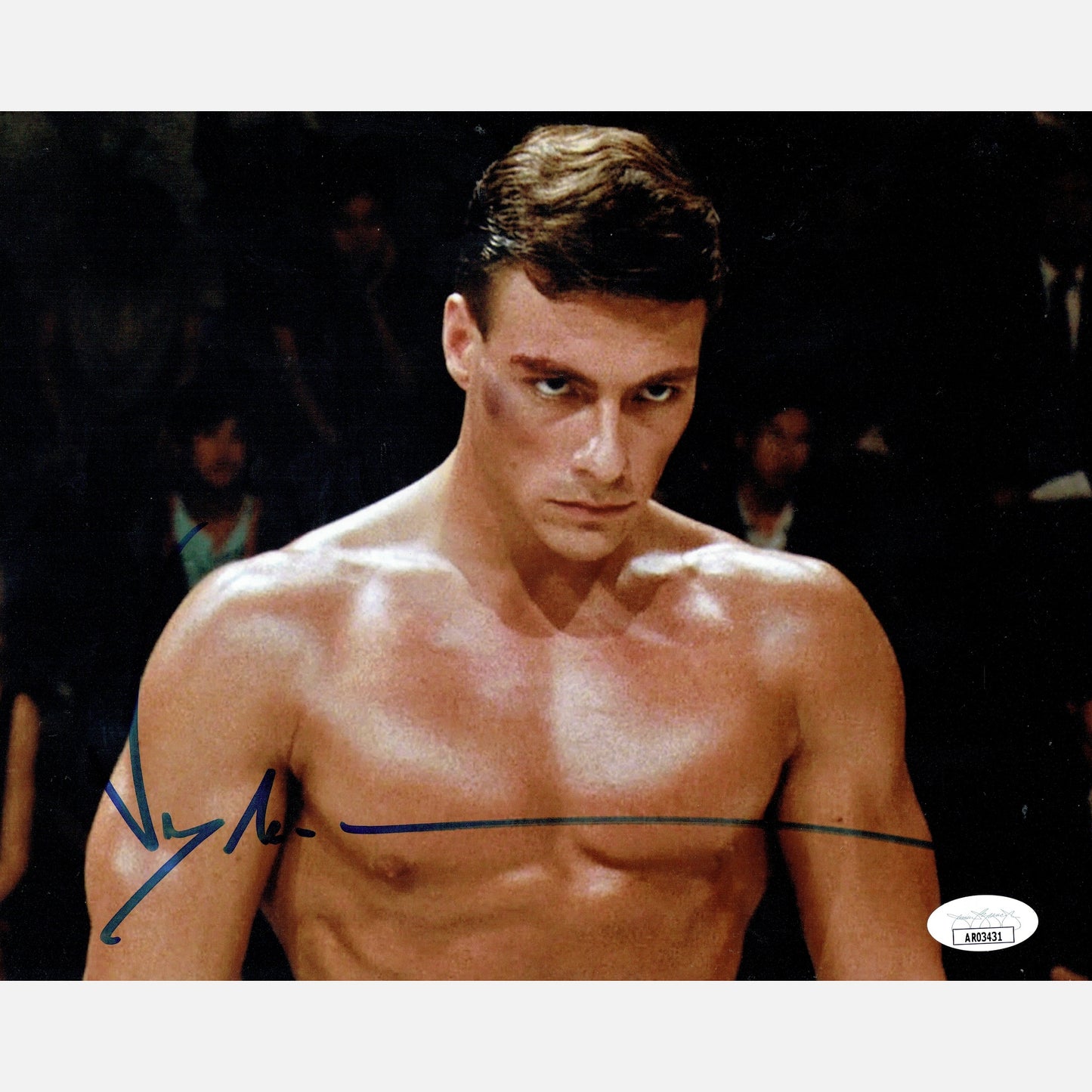 JEAN-CLAUDE VAN DAMME autograph JSA signed 8x10 photography