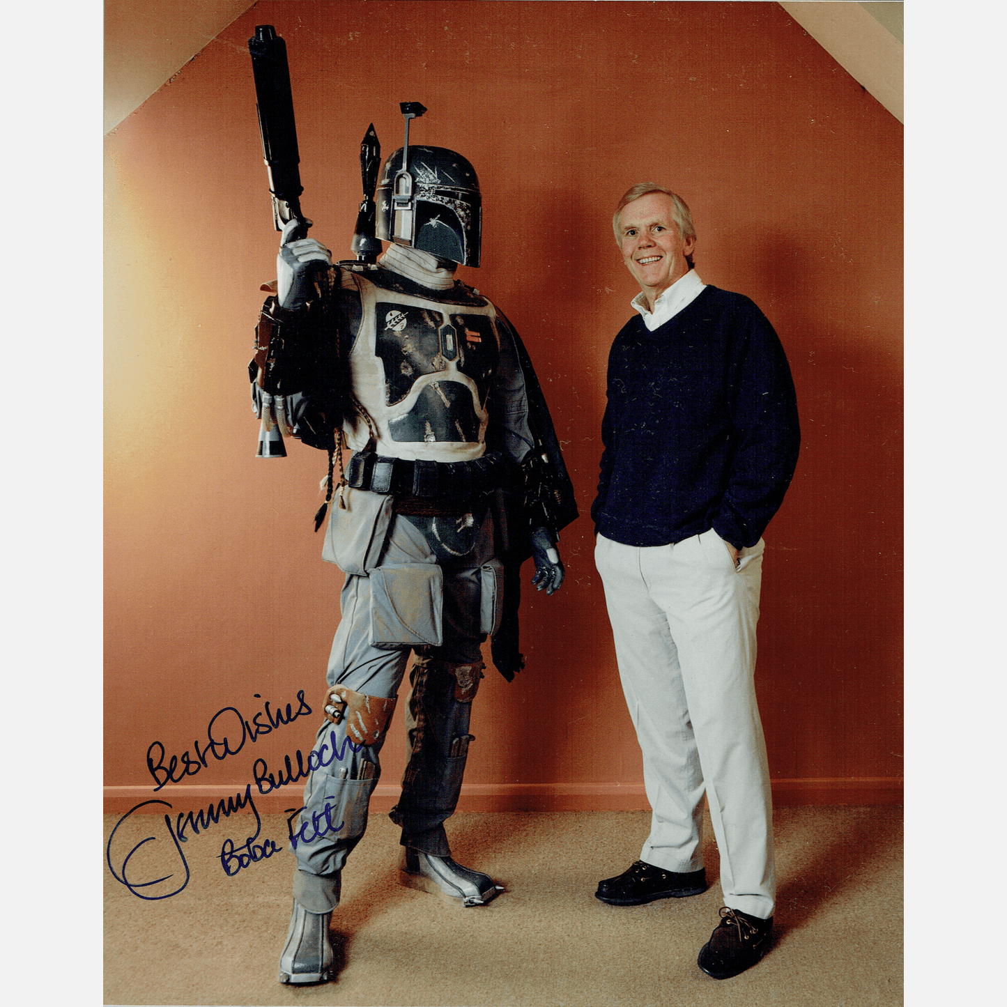 JEREMY BULLOCH Boba Fett autograph ACOA signed 8x10 photography STAR WARS