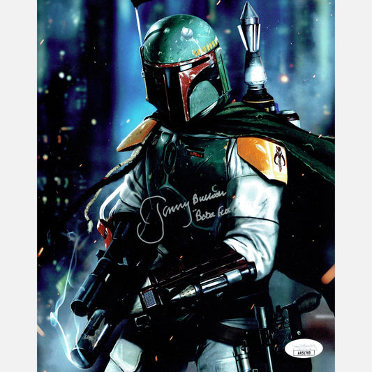 JEREMY BULLOCH Boba Fett autograph JSA signed 8x10 photography STAR WARS