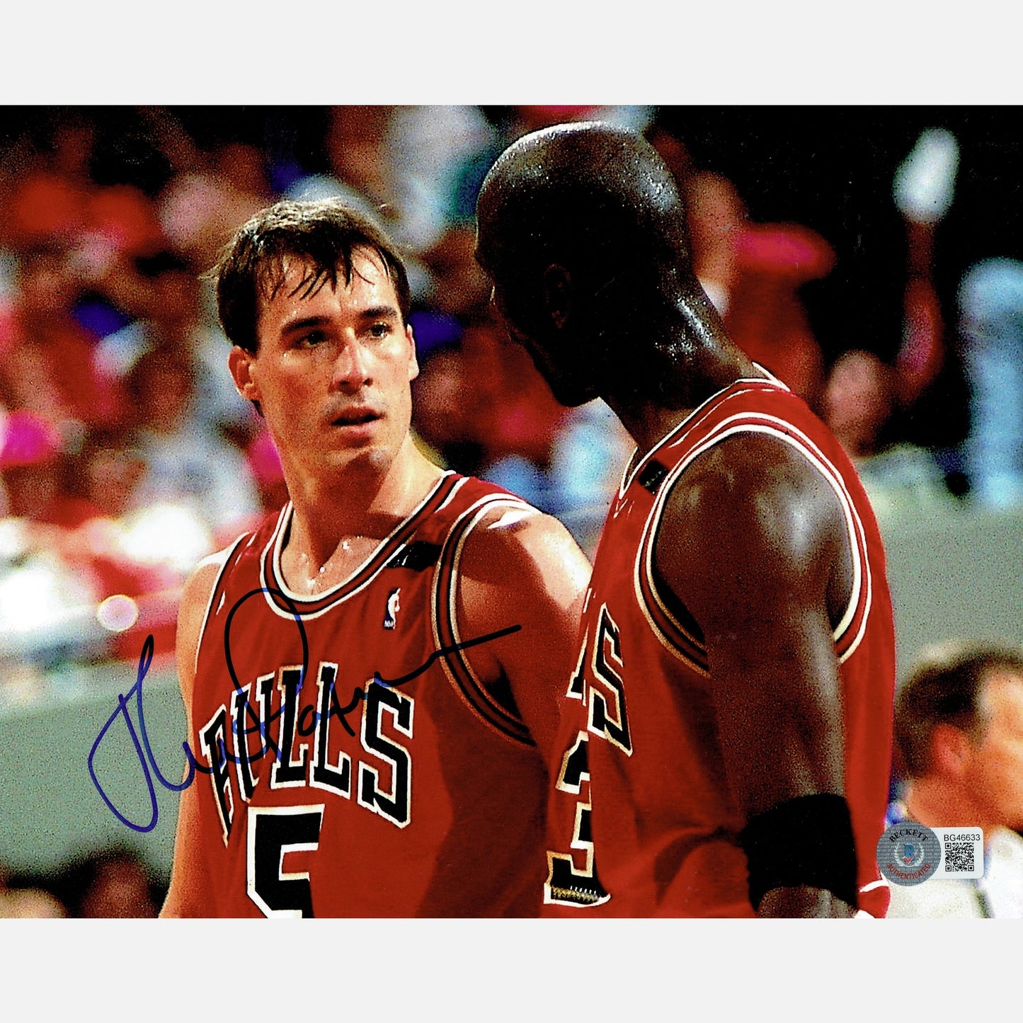 JOHN PAXSON autograph Beckett signed 8x10 photography NBA