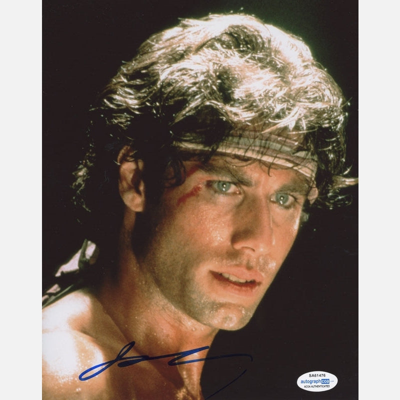 JOHN TRAVOLTA autograph ACOA signed 8x10 photography