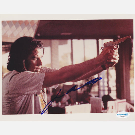 JOHN TRAVOLTA autograph ACOA signed 8x10 photography PULP FICTION