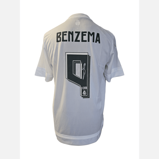 KARIM BENZEMA signed soccer jersey BECKETT certificate Real Madrid Jersey