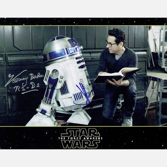 KENNY BAKER & JJ ADAMS autographs ACOA signed 11x14 photography STAR WARS 11x14