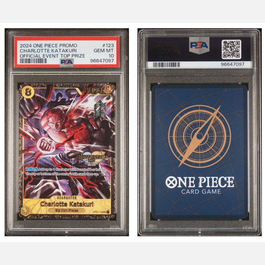 One Piece TCG Championship Card - Charlotte Katakuri (OP03-123) PSA 10