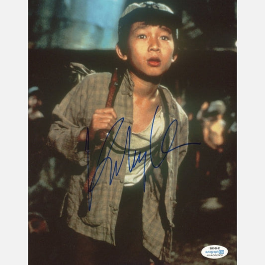 KE HUY QUAN autograph ACOA signed 8x10 photography INDIANA JONES