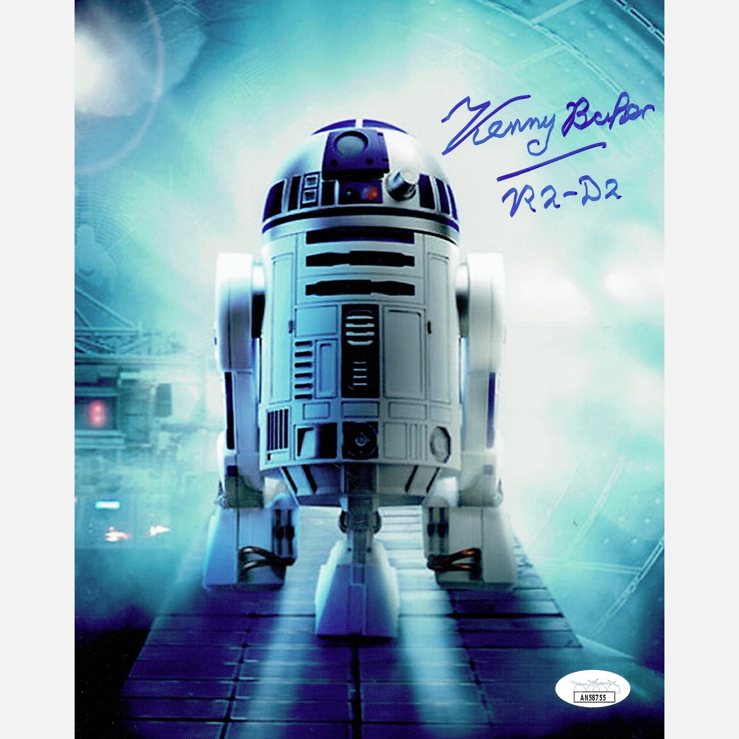 KENNY BAKER autograph ACOA signed 8x10 photography STAR WARS