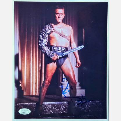 KIRK DOUGLAS autograph JSA signed 8x10 photography SPARTACUS