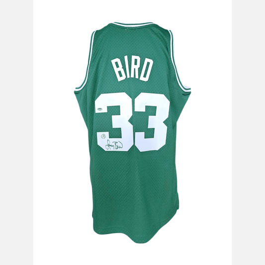 LARRY BIRD autograph certificate signed NBA M&N jersey Boston Celtics Jersey