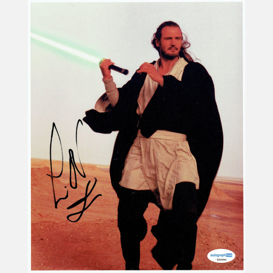 LIAM NEESON autograph ACOA signed 8x10 photography STAR WARS 8x10
