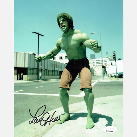 LOU FERRIGNO autograph JSA signed 8x10 photography HULK 8x10