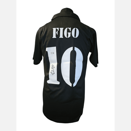 LUIS FIGO signed soccer jersey BECKETT certificate Real Madrid Jersey