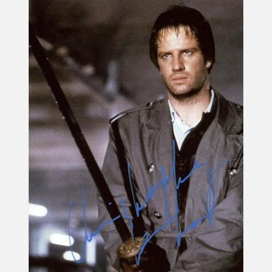 CHRISTOPHER LAMBERT autograph ACOA signed 8x10 photography