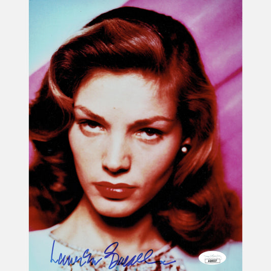 LAUREN BACALL autograph JSA signed 8x10 photography