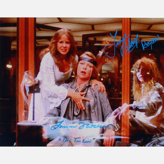 LOUISE FLETCHER & LINDA BLAIR autographs ACOA signed 11x14 photography Exorcist