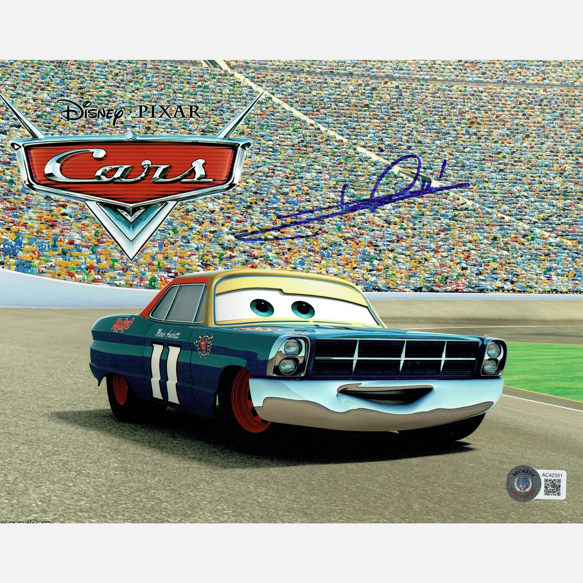 MARIO ANDRETTI autograph Beckett signed 8x10 photography F1 8x10