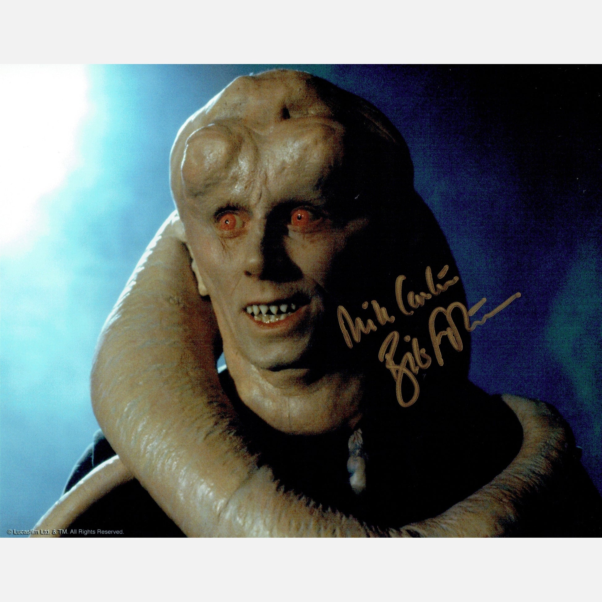 MICHAEL CARTER autograph ACOA signed 8x10 photography STAR WARS 8x10