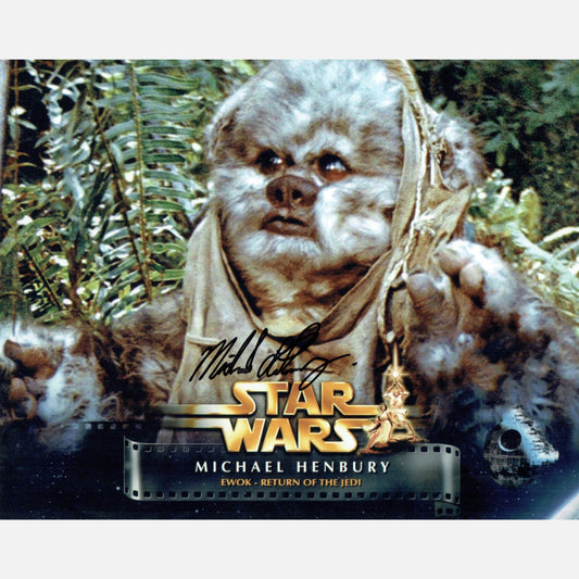 MICHAEL HENBURY autograph ACOA signed 8x10 photography STAR WARS 8x10