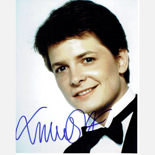 MICHAEL J FOX autograph ACOA signed 8x10 photography 8x10