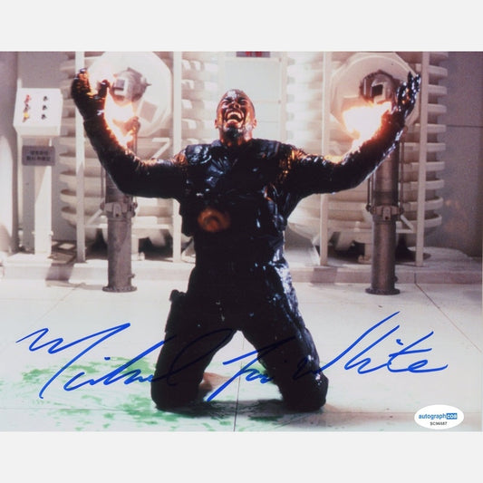 MICHAEL JAI WHITE autograph ACOA signed 8x10 photography SPAWN 8x10
