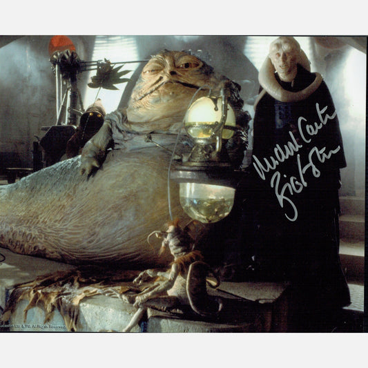 MICHAEL CARTER  autograph ACOA signed 8x10 photography STAR WARS