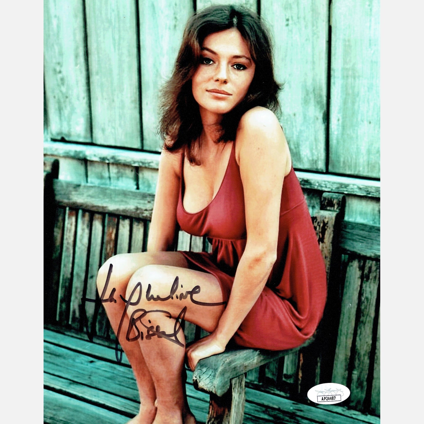 JACQUELINE BISSET autograph JSA signed 8x10 photography BULLITT