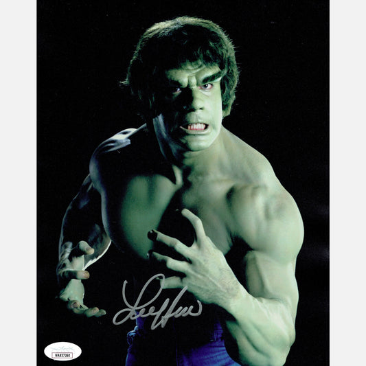 LOU FERRIGNO autograph JSA signed 8x10 photography HULK