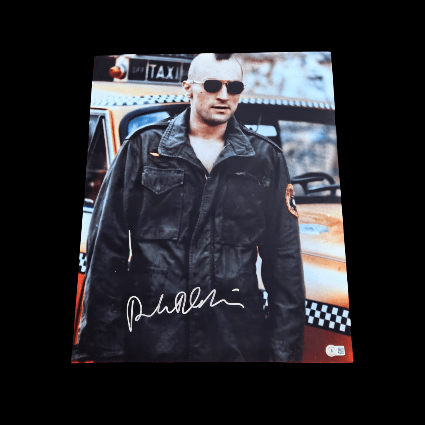 ROBERT DE NIRO autograph BECKETT signed 16x20 photography TAXI DRIVER