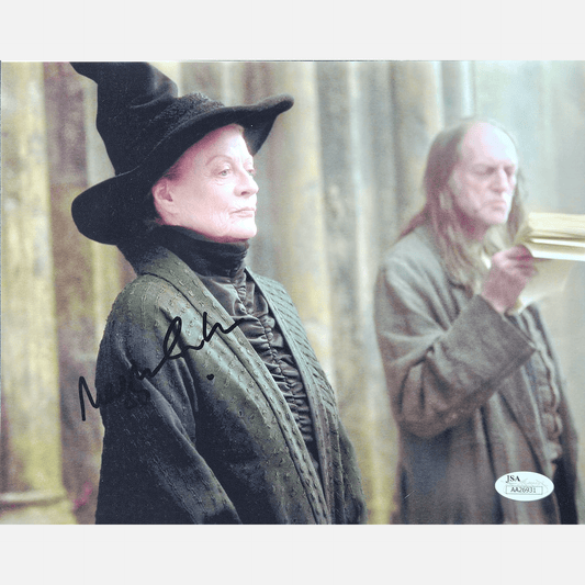 MAGGIE SMITH autograph JSA & ACOA signed 8x10 photography HARRY POTTER