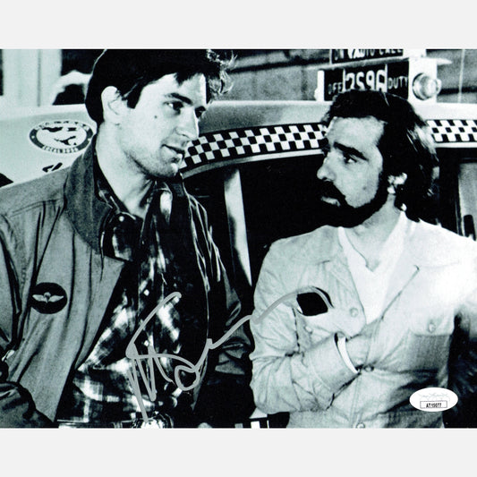 MARTIN SCORSESE autograph JSA signed 8x10 photography TAXI DRIVER